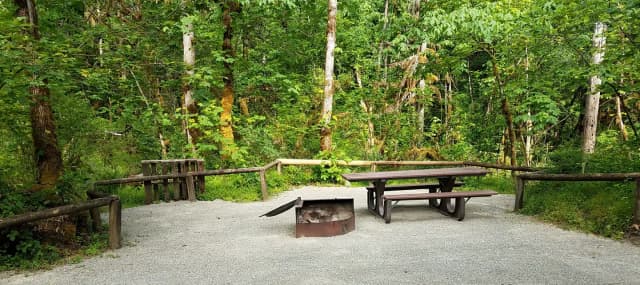 Camp loop Campsite 13 B