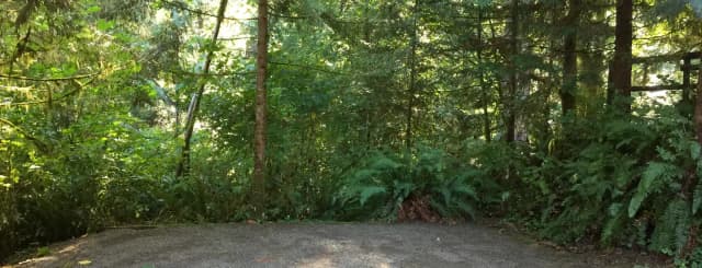 Picture of tent pad.
