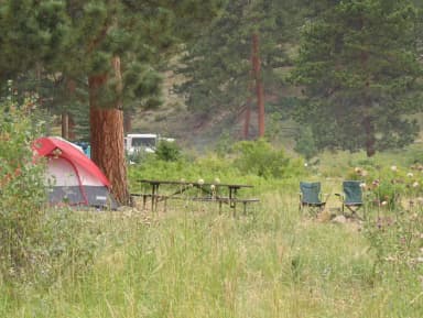 B Loop · Site 006 at Rocky Mountain National Park Aspenglen Campground