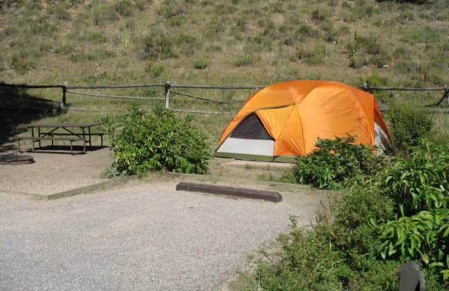 B Loop · Site 008 at Rocky Mountain National Park Aspenglen Campground