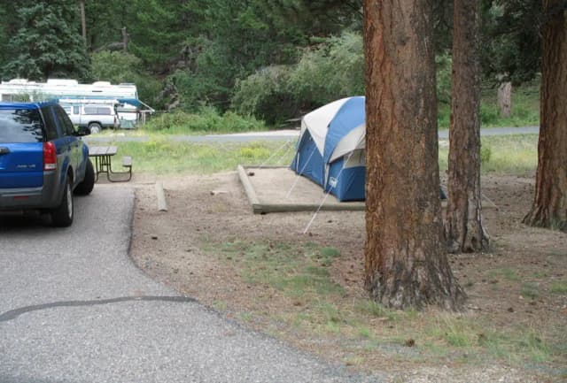 B Loop · Site 009 at Rocky Mountain National Park Aspenglen Campground