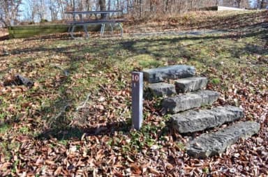 Stairs to Balsam Mountain Campground Site 10