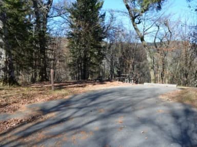 A photo of Site 23 of Loop BALSAM MOUNTAIN CAMPGROUND at BALSAM MOUNTAIN CAMPGROUND with Picnic Table, Fire Pit, Tent Pad