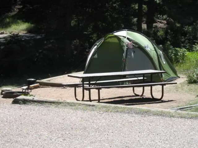 B Loop · Site 011 at Rocky Mountain National Park Aspenglen Campground