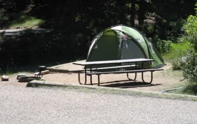 B Loop · Site 011 at Rocky Mountain National Park Aspenglen Campground