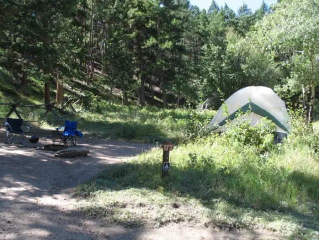 B Loop · Site 015 at Rocky Mountain National Park Aspenglen Campground
