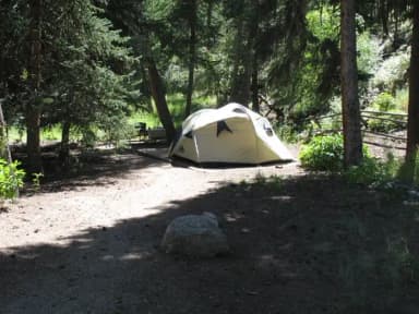B Loop · Site 020 at Rocky Mountain National Park Aspenglen Campground