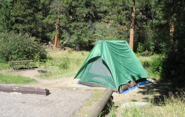 C Loop · Site 022 at Rocky Mountain National Park Aspenglen Campground