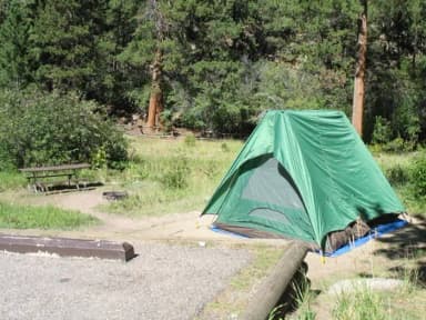 C Loop · Site 022 at Rocky Mountain National Park Aspenglen Campground