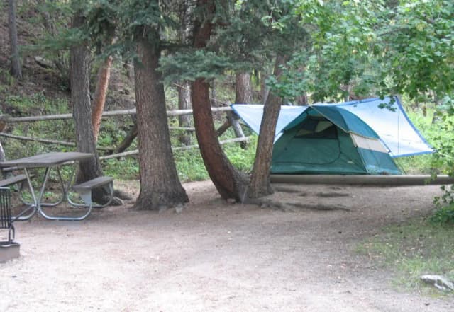 C Loop · Site 023 at Rocky Mountain National Park Aspenglen Campground