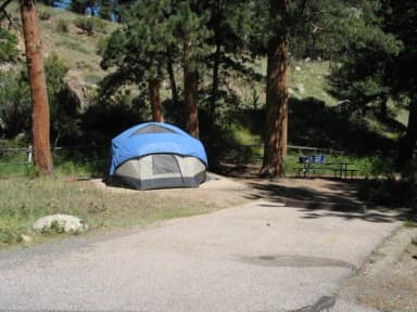C Loop · Site 027 at Rocky Mountain National Park Aspenglen Campground