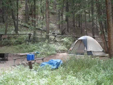 C Loop · Site 028 at Rocky Mountain National Park Aspenglen Campground