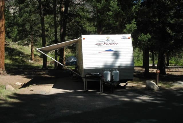 C Loop · Site 030 at Rocky Mountain National Park Aspenglen Campground
