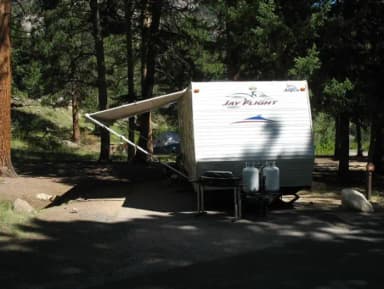 C Loop · Site 030 at Rocky Mountain National Park Aspenglen Campground