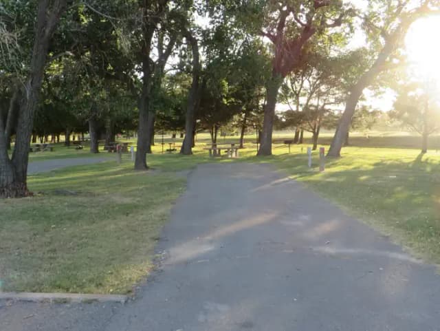 View of campsite 9