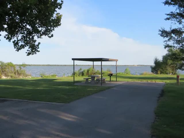 View of campsite 17