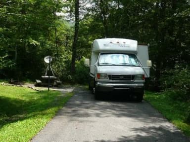 Electric · Site 025 at Stony Fork Campground