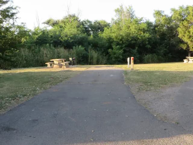 View of campsite 25