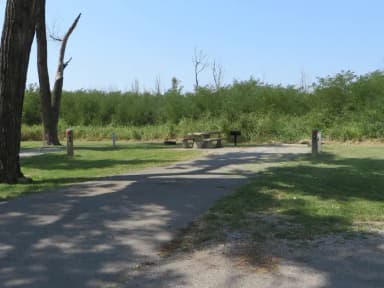 View of campsite 25