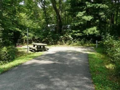 Electric · Site 027 at Stony Fork Campground