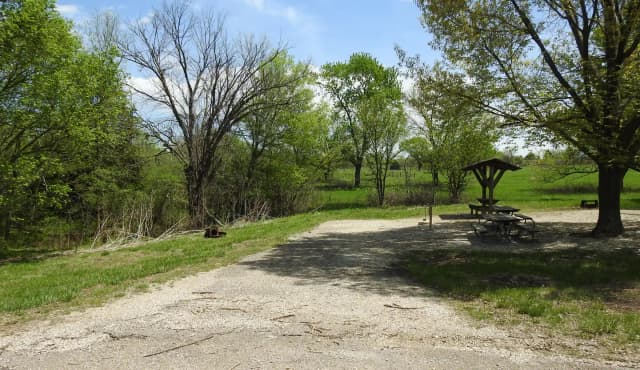 Site 2 in Arrow Rock Campground