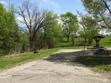 Site 2 in Arrow Rock Campground