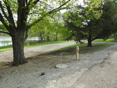 Site 5 in Arrow Rock Campground