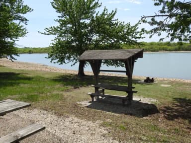 Site 15 in Arrow Rock Campground