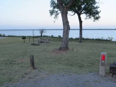 View of campsite 62