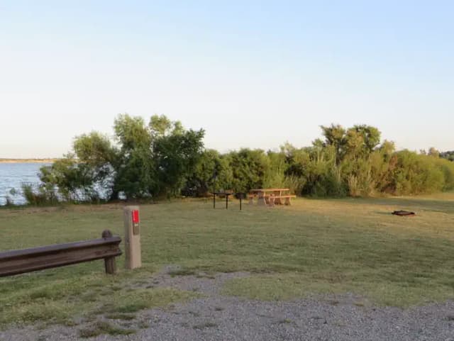 View of campsite 64