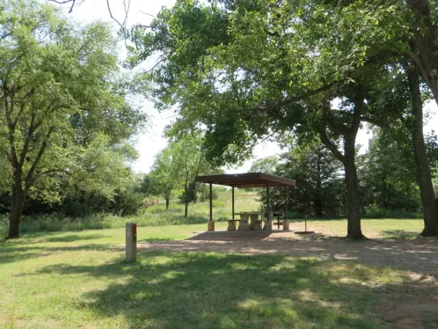 View of campsite 68