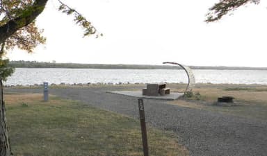 Lower Loop Sites 1-12 singles · Site 12 at Left Tailrace