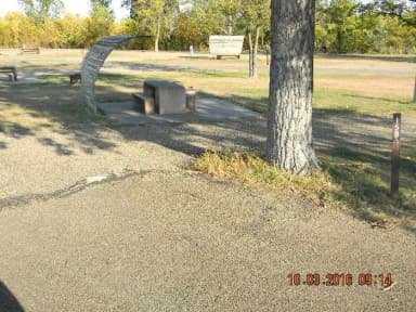 Lower Loop Sites 14-22 doubles · Site 15B at Left Tailrace