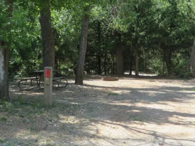 View of campsite 84