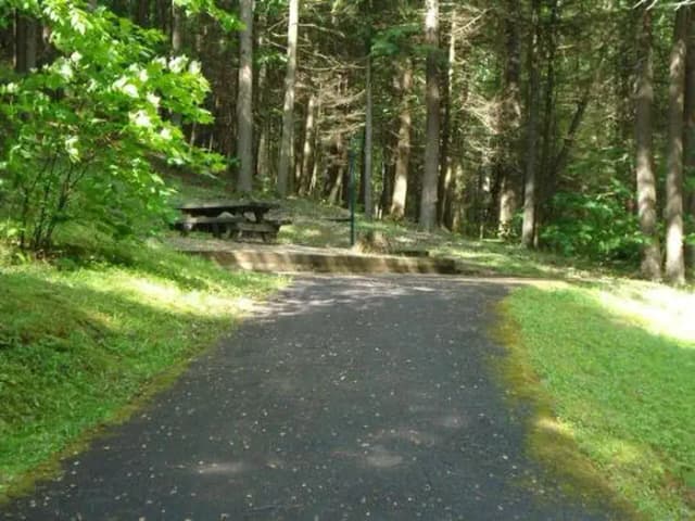 Site with stairs located up on hill
