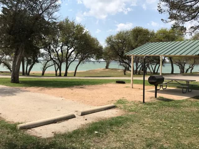 View of Waco Lake from site