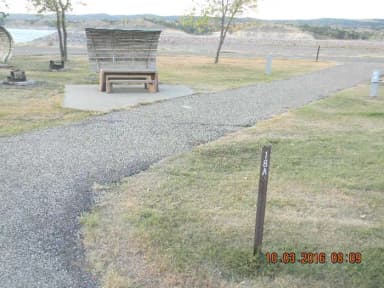 Lower Loop Sites 14-22 doubles · Site 18A at Left Tailrace