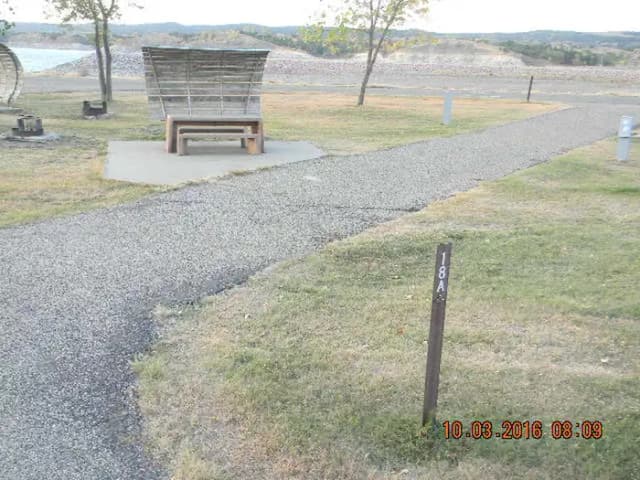 Lower Loop Sites 14-22 doubles · Site 18A at Left Tailrace