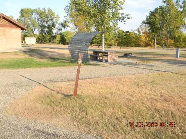 Lower Loop Sites 14-22 doubles · Site 18B at Left Tailrace