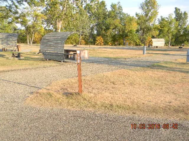 Lower Loop Sites 14-22 doubles · Site 19B at Left Tailrace