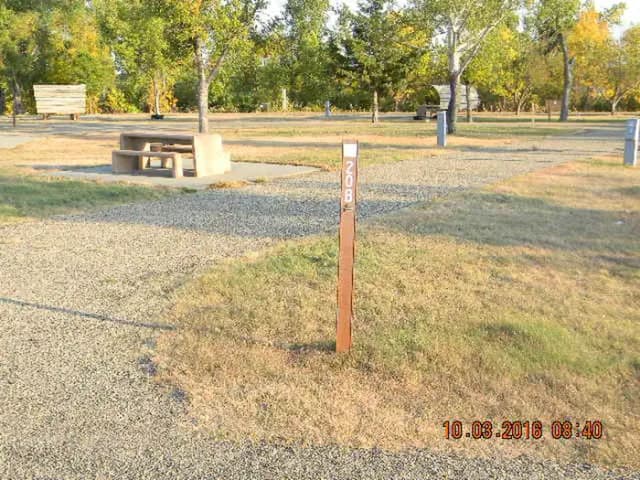 Lower Loop Sites 14-22 doubles · Site 20B at Left Tailrace