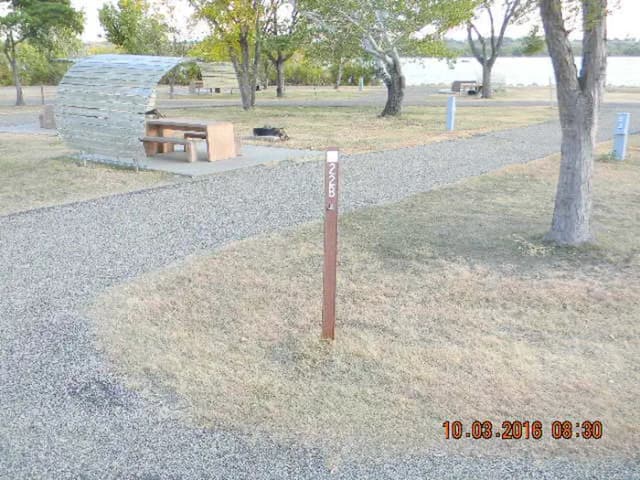 Lower Loop Sites 14-22 doubles · Site 22B at Left Tailrace