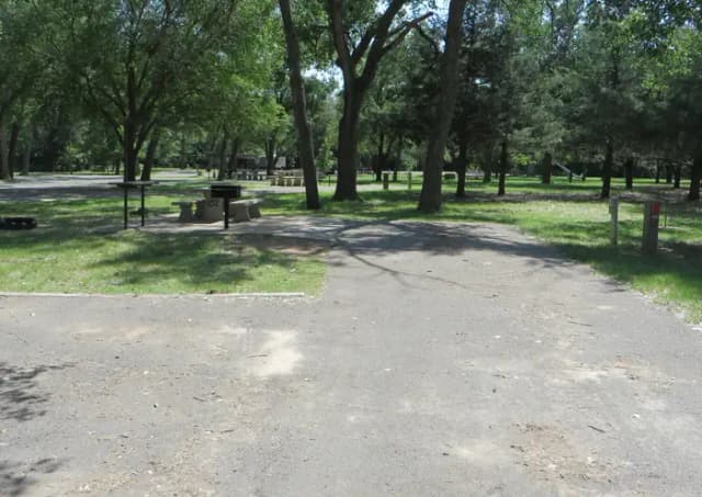 View of campsite 102
