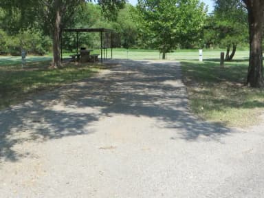 View of campsite 107