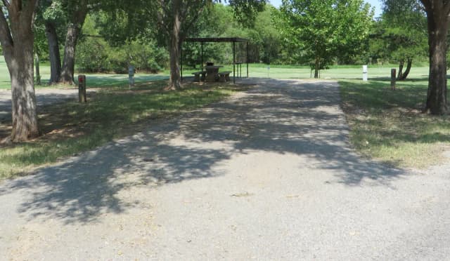 View of campsite 107