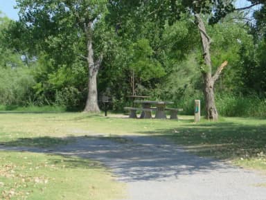 View of campsite 110