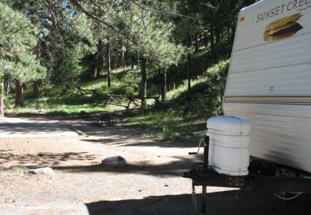 C Loop · Site 032 at Rocky Mountain National Park Aspenglen Campground