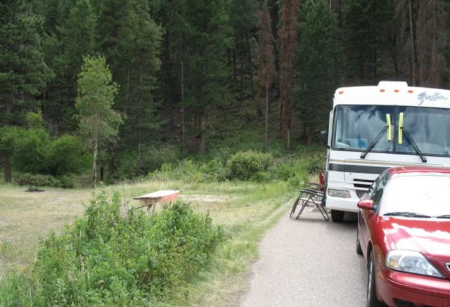 C Loop · Site 037 at Rocky Mountain National Park Aspenglen Campground