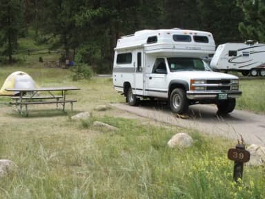 C Loop · Site 039 at Rocky Mountain National Park Aspenglen Campground