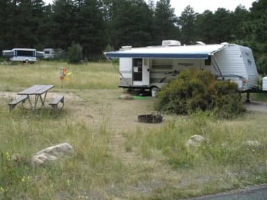 C Loop · Site 041 at Rocky Mountain National Park Aspenglen Campground